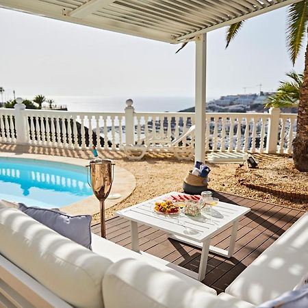 Stunning Villa With Breathtaking Ocean View Mogán エクステリア 写真