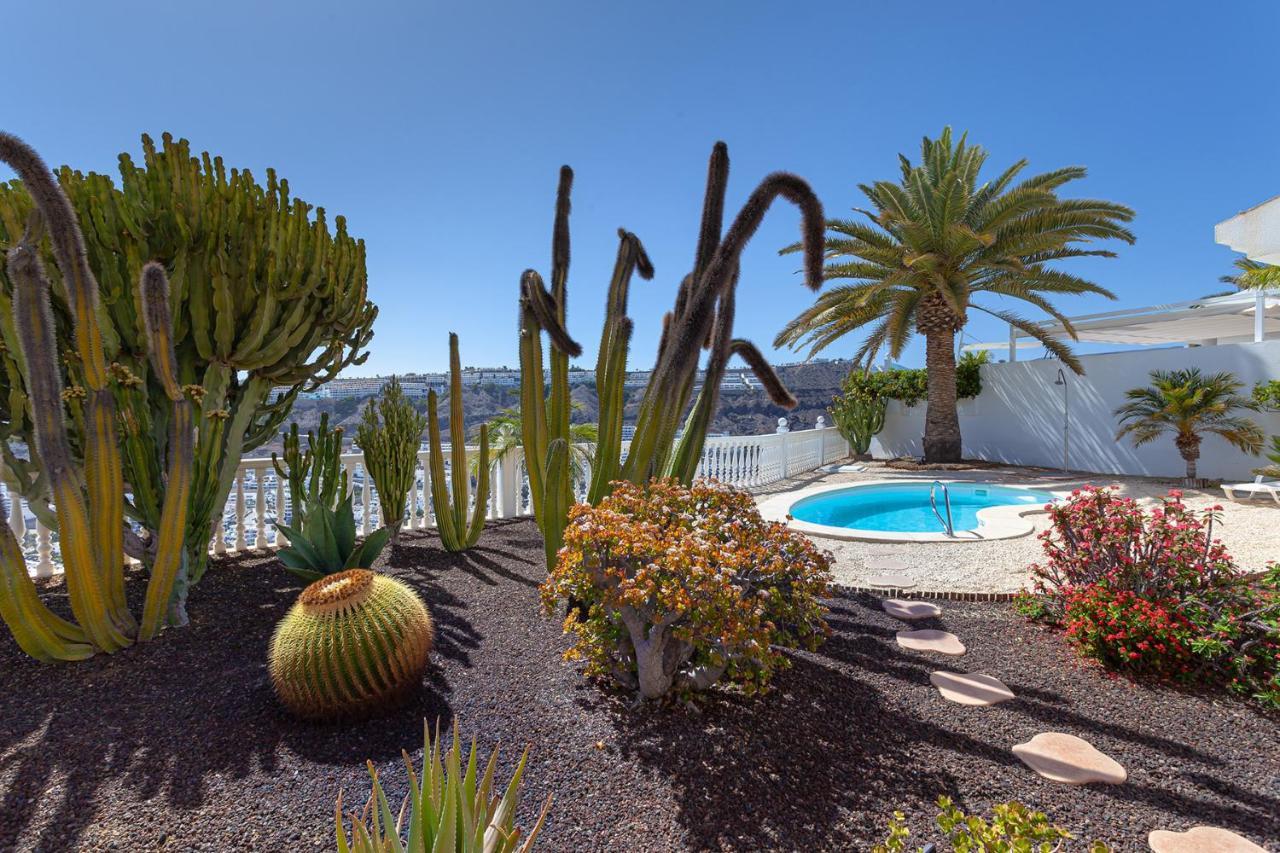 Stunning Villa With Breathtaking Ocean View Mogán エクステリア 写真