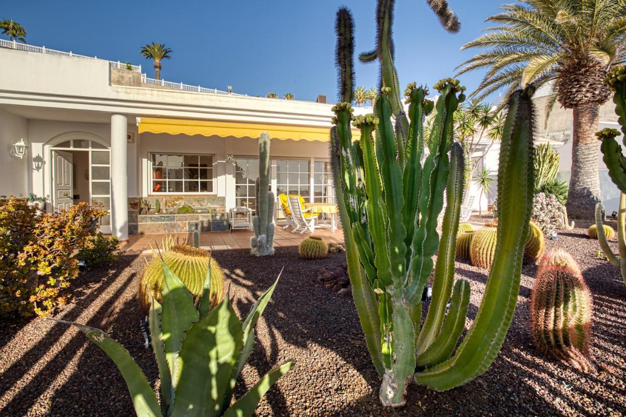 Stunning Villa With Breathtaking Ocean View Mogán エクステリア 写真