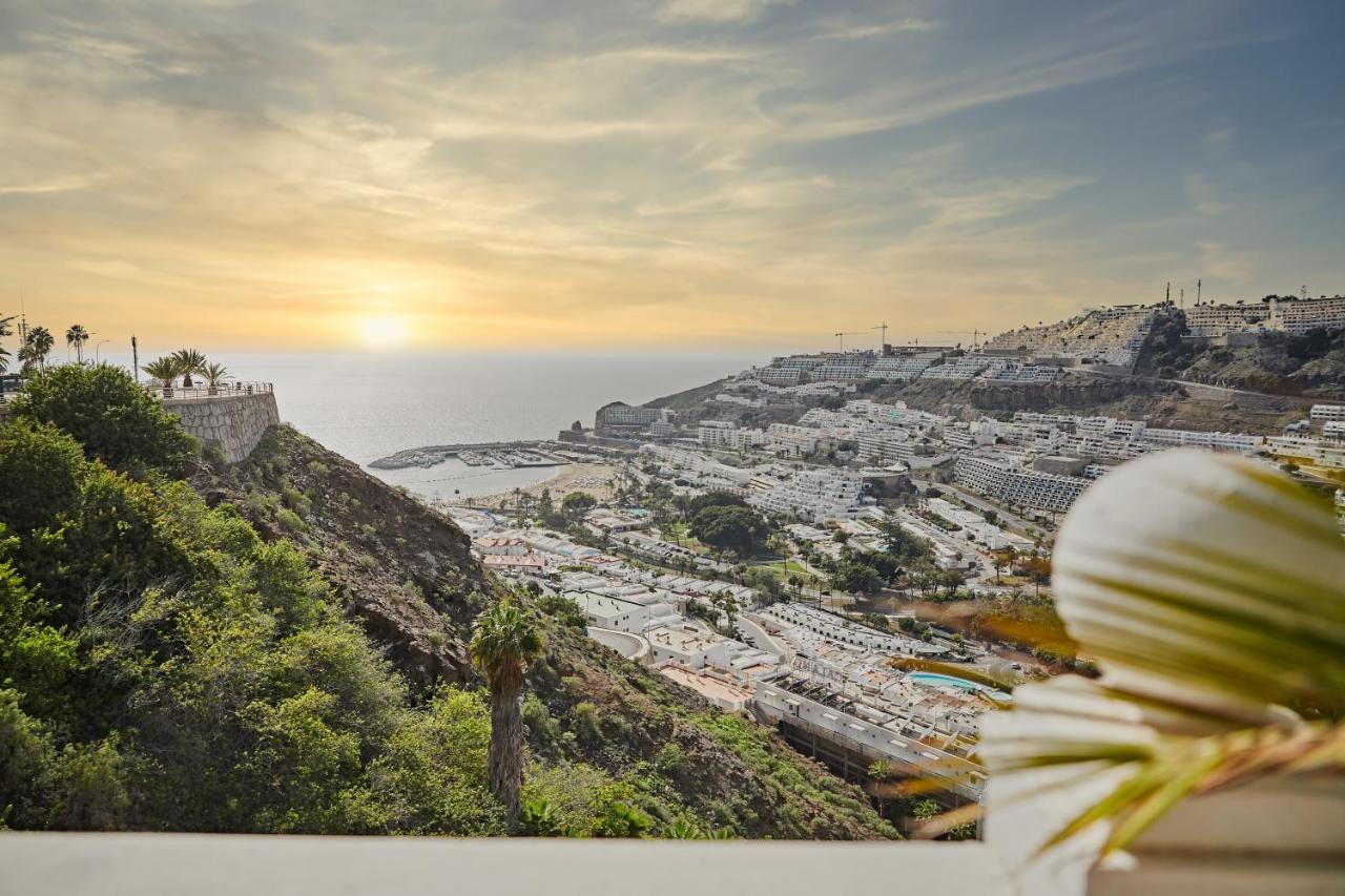 Stunning Villa With Breathtaking Ocean View Mogán エクステリア 写真