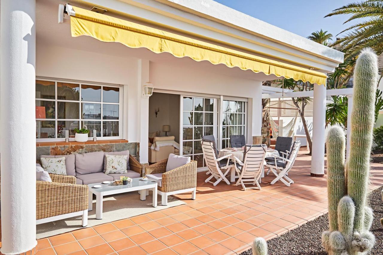 Stunning Villa With Breathtaking Ocean View Mogán エクステリア 写真